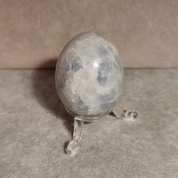 Calcite bleue - œuf - pièce unique